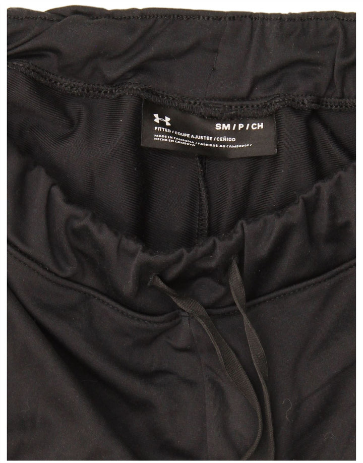 Under Armour Mens Tracksuit Trousers Small  Black Colourblock