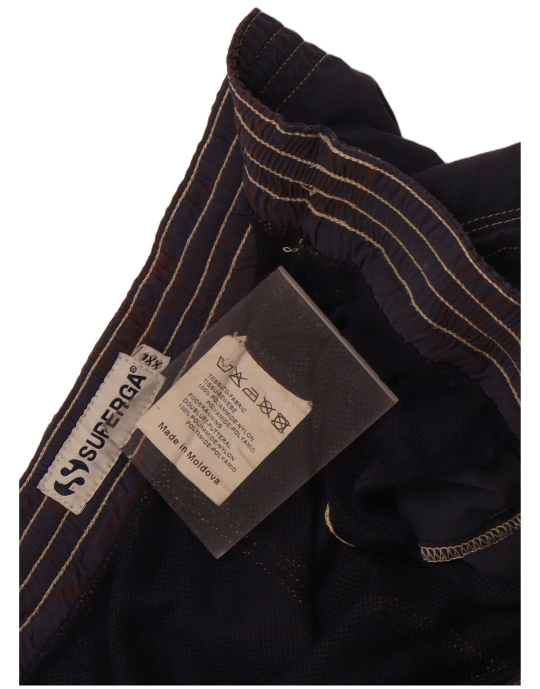 Superga Mens Swimming Shorts 2XL  Navy Blue Polyamide