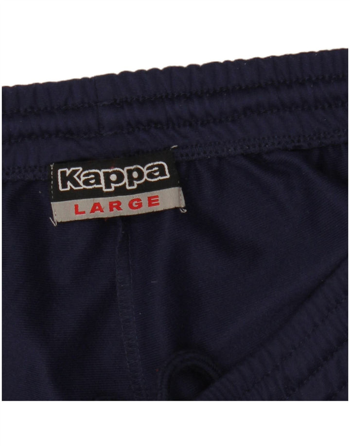Kappa Mens Tracksuit Trousers Large  Navy Blue