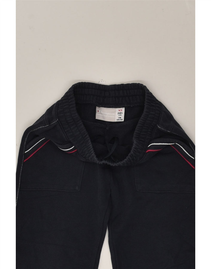 CHAMPION Girls Tracksuit Trousers Joggers 5-6 Years XS Black | Vintage Champion | Thrift | Second-Hand Champion | Used Clothing | Messina Hembry 