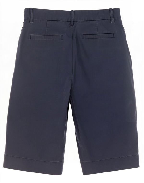 Marks & Spencer Womens Chino Shorts UK 10 Small W28 Navy Blue Cotton