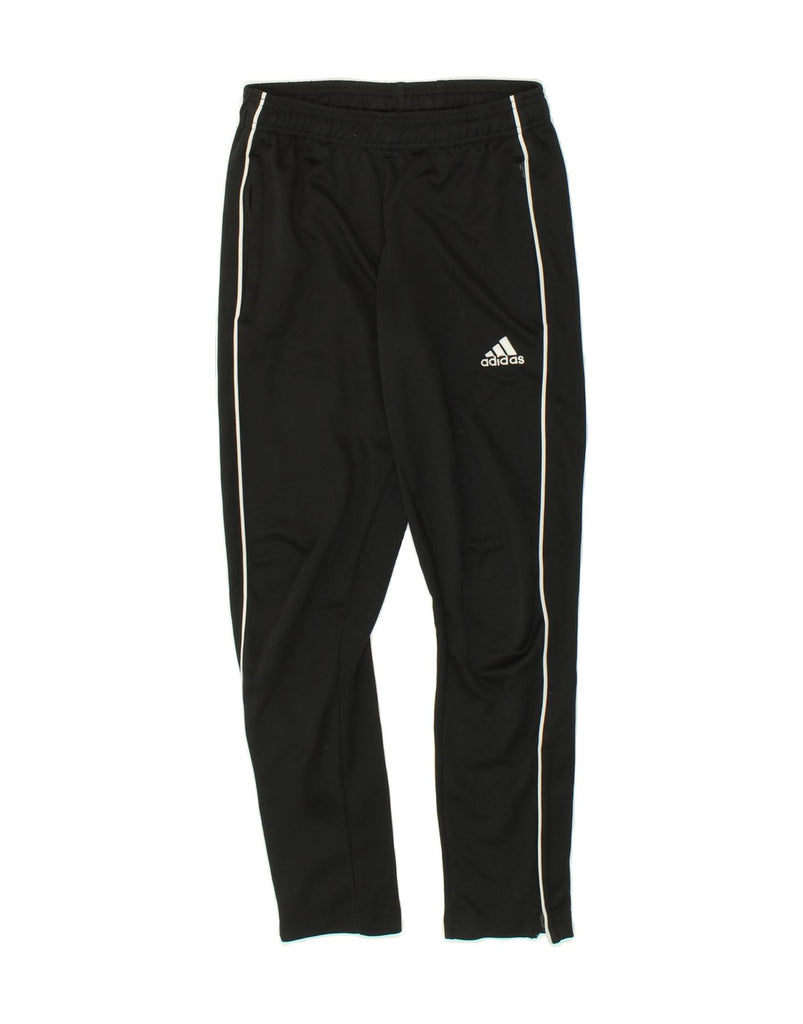 ADIDAS Boys Aeroready Tracksuit Trousers 11-12 Years Black Polyester | Vintage Adidas | Thrift | Second-Hand Adidas | Used Clothing | Messina Hembry 