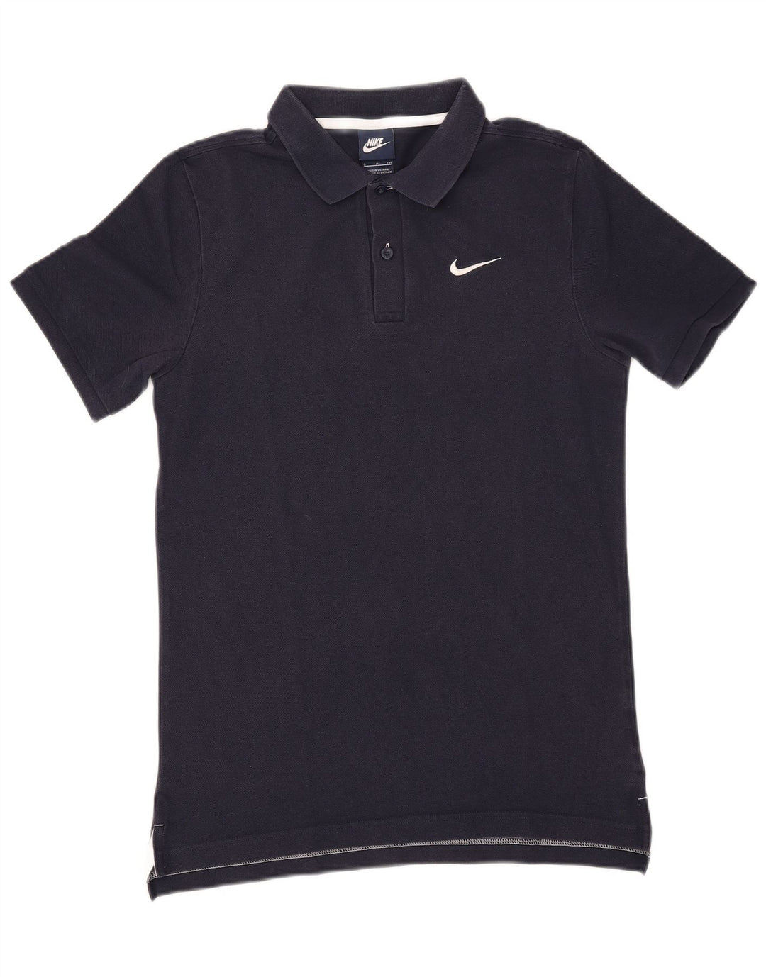 Nike Mens Polo Shirt Small Navy Blue Cotton