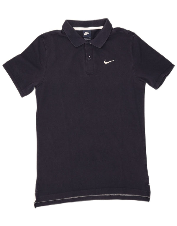 Nike Mens Polo Shirt Small Navy Blue Cotton