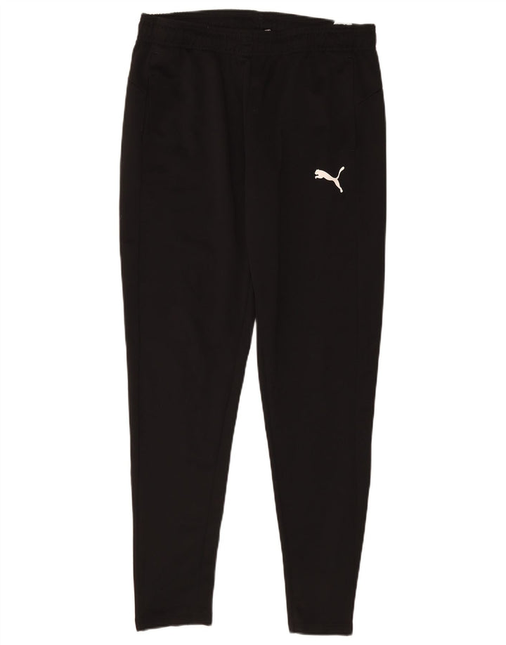 Puma Mens Tracksuit Trousers Large Black Polyester
