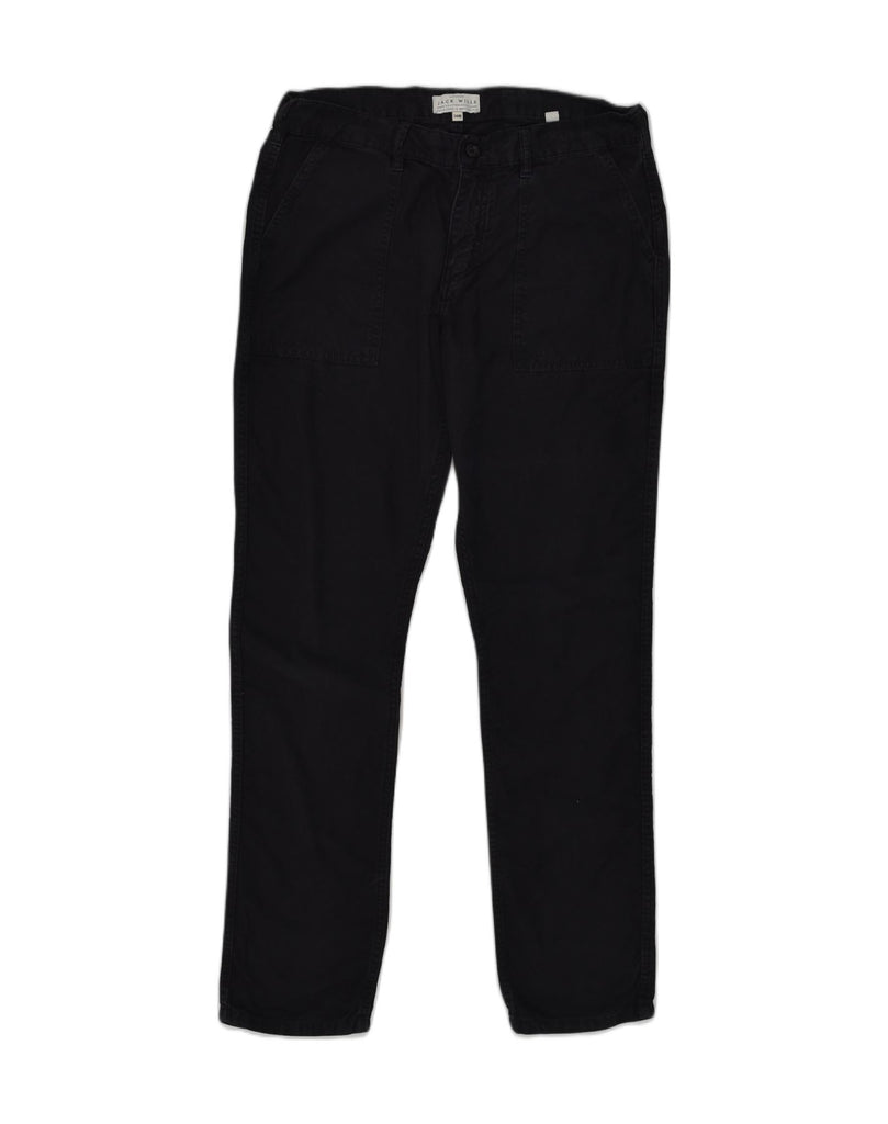 JACK & JONES Mens Slim Chino Trousers W30 L30 Black Cotton | Vintage Jack & Jones | Thrift | Second-Hand Jack & Jones | Used Clothing | Messina Hembry 