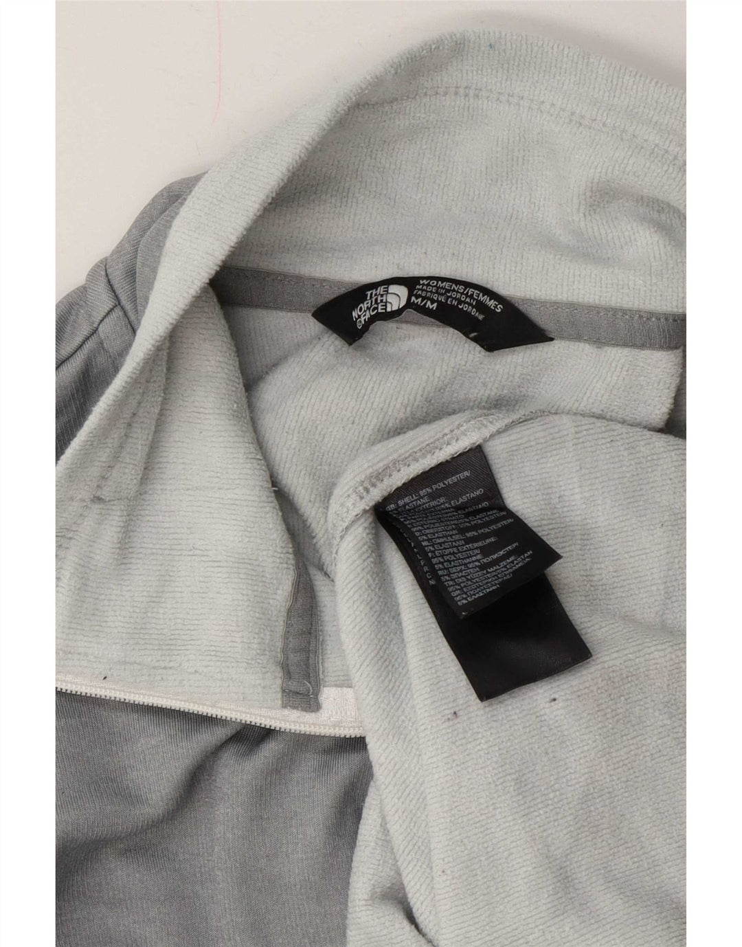 The North Face Womens Zip Neck Pullover Tracksuit Top UK 14 Medium Grey