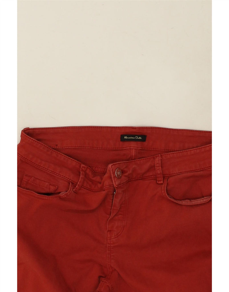 MASSIMO DUTTI Womens Slim Jeans W32 L30 Red | Vintage Massimo Dutti | Thrift | Second-Hand Massimo Dutti | Used Clothing | Messina Hembry 