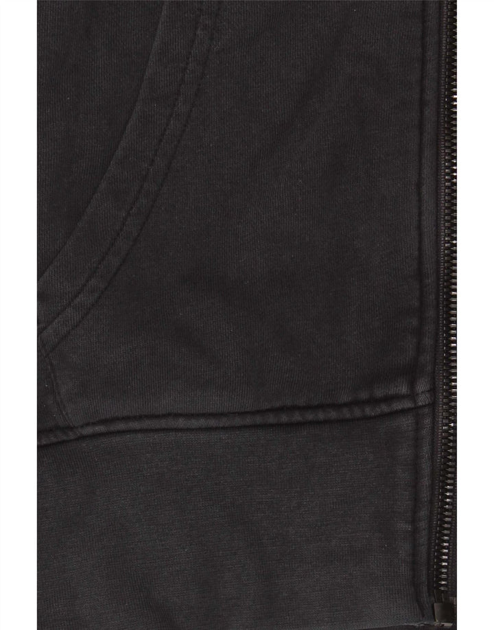 Diadora Mens Zip Hoodie Sweater Small Black