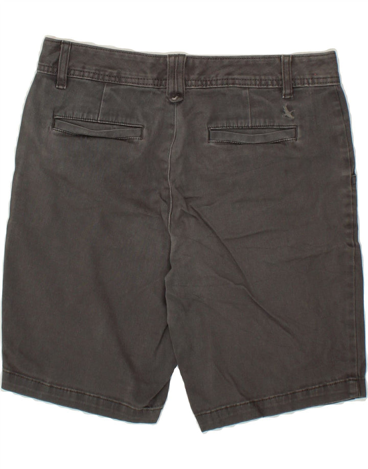 EDDIE BAUER Womens Chino Shorts US 4 Small W30  Grey Cotton Vintage Eddie Bauer and Second-Hand Eddie Bauer from Messina Hembry 
