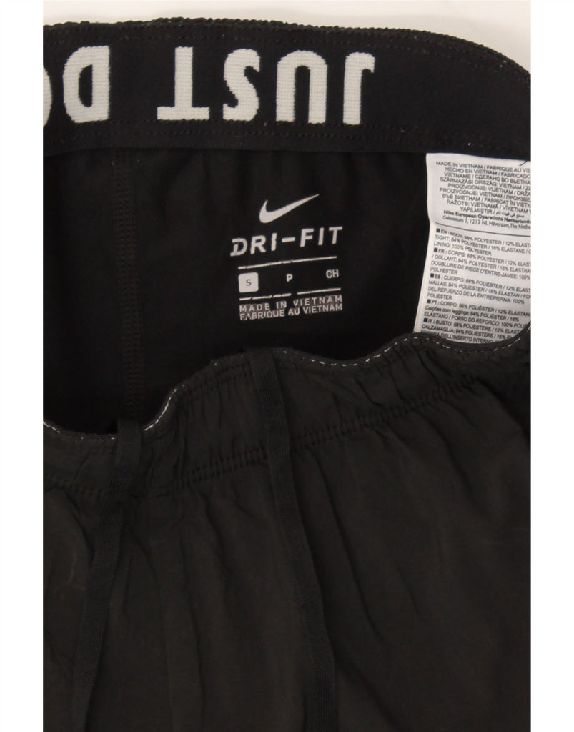 NIKE Womens Dri Fit Sport Shorts UK 8 Small Black Polyester Vintage Nike and Second-Hand Nike from Messina Hembry 