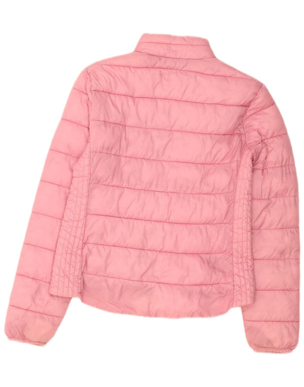 Jack Wills Womens Padded Jacket UK 10 Small Pink Polyamide