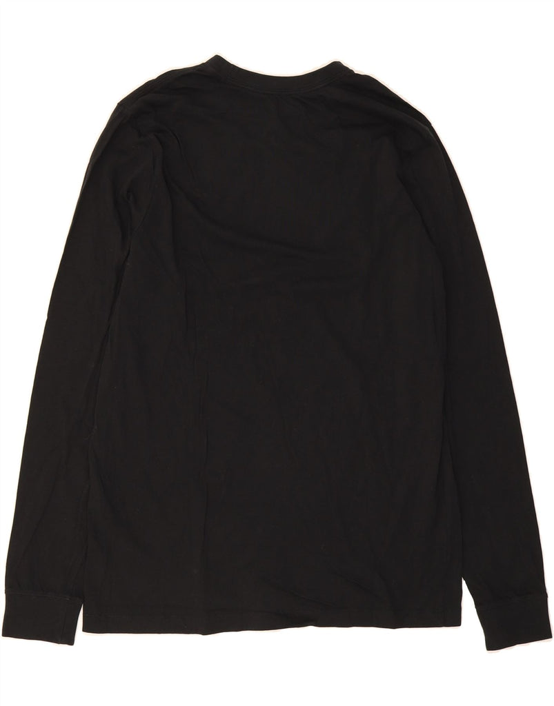 NIKE Mens Graphic Top Long Sleeve Large Black Cotton Vintage Nike and Second-Hand Nike from Messina Hembry 