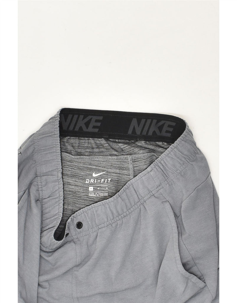 NIKE Mens Dri Fit Tracksuit Trousers Joggers Medium Grey Viscose | Vintage Nike | Thrift | Second-Hand Nike | Used Clothing | Messina Hembry 