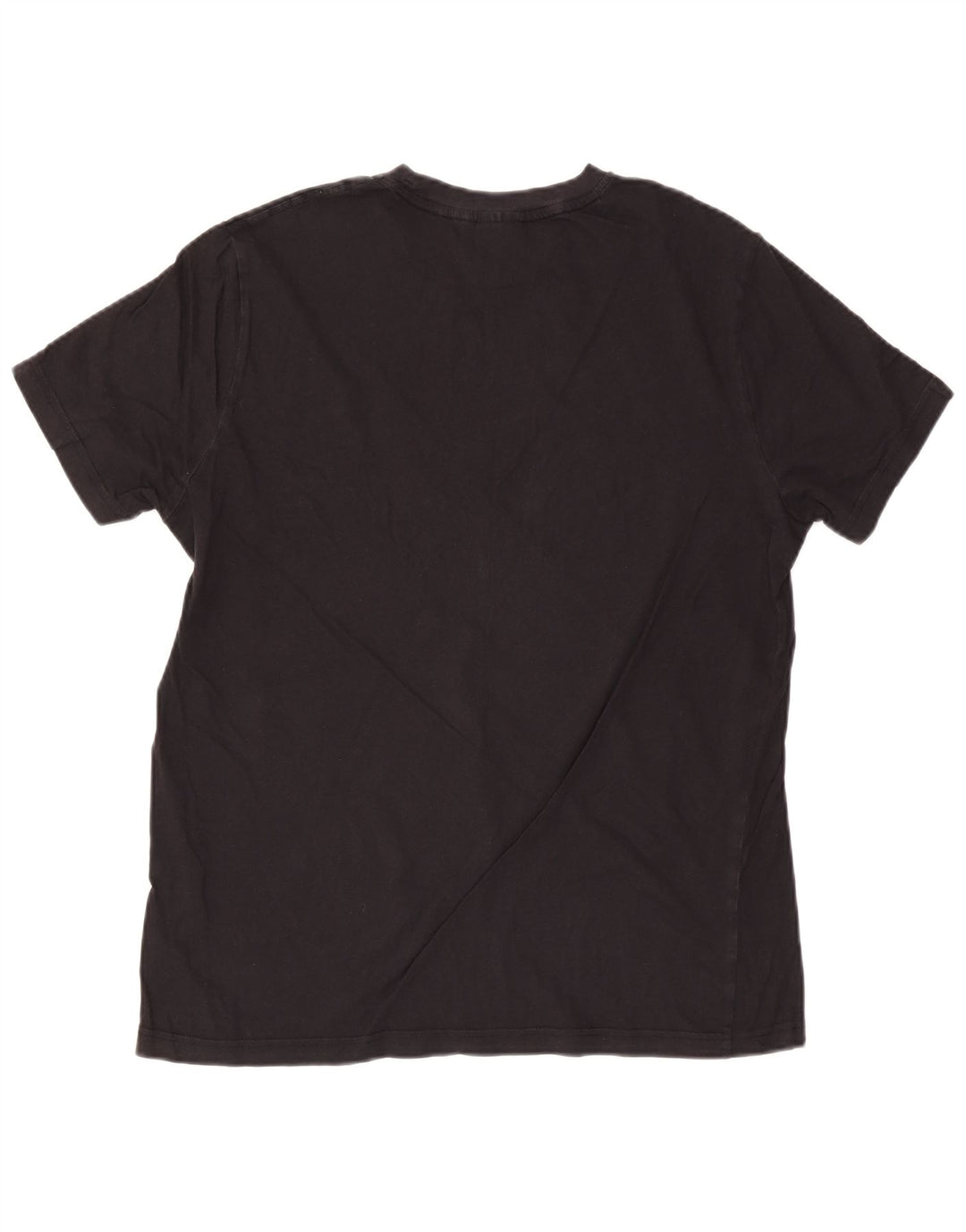 CHAMPION Mens Graphic T-Shirt Top Large Black Cotton