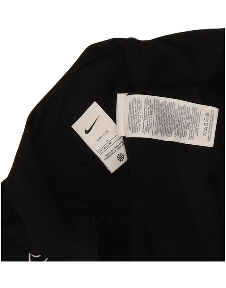 Nike Boys Dri Fit Pullover Tracksuit Top 12-13 Years Large Black