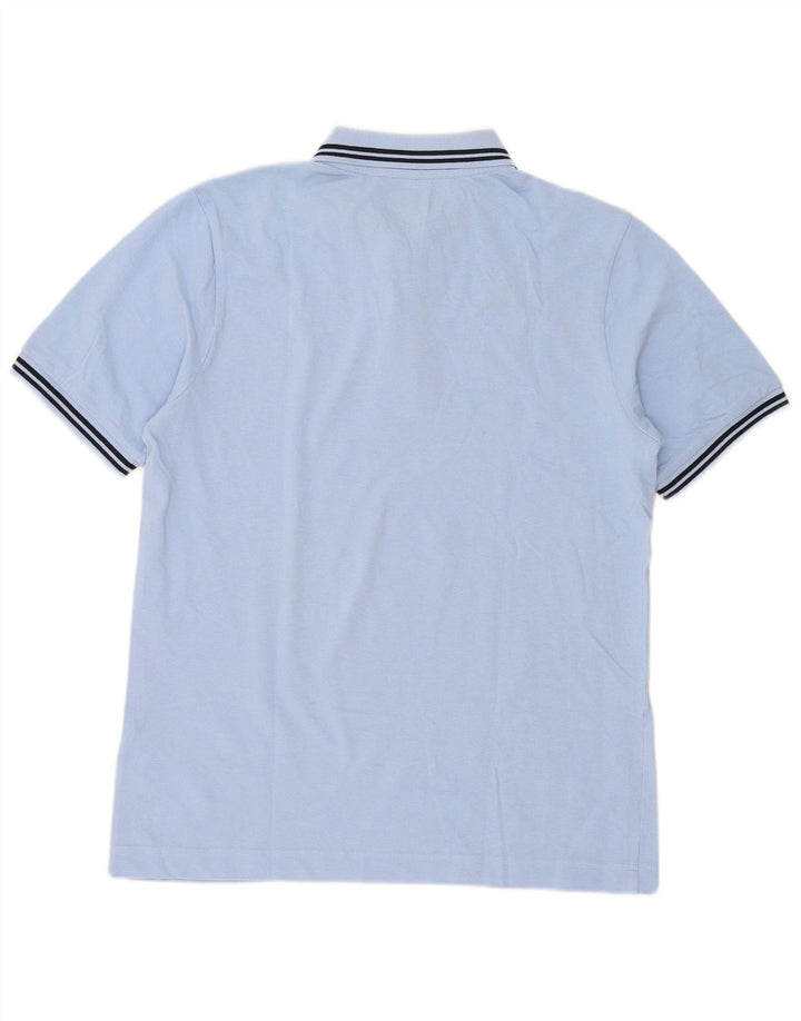 Kappa Mens Polo Shirt Medium Blue Cotton