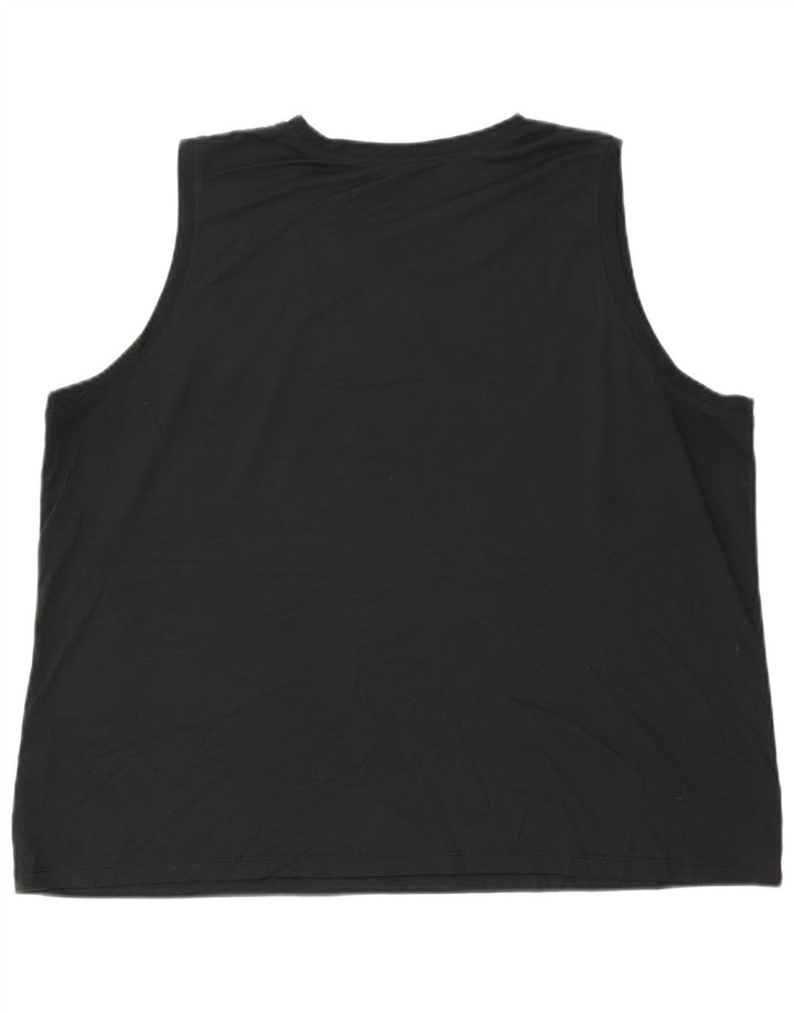 L.L.Bean Womens Vest Top UK 20 2XL Black Polyester