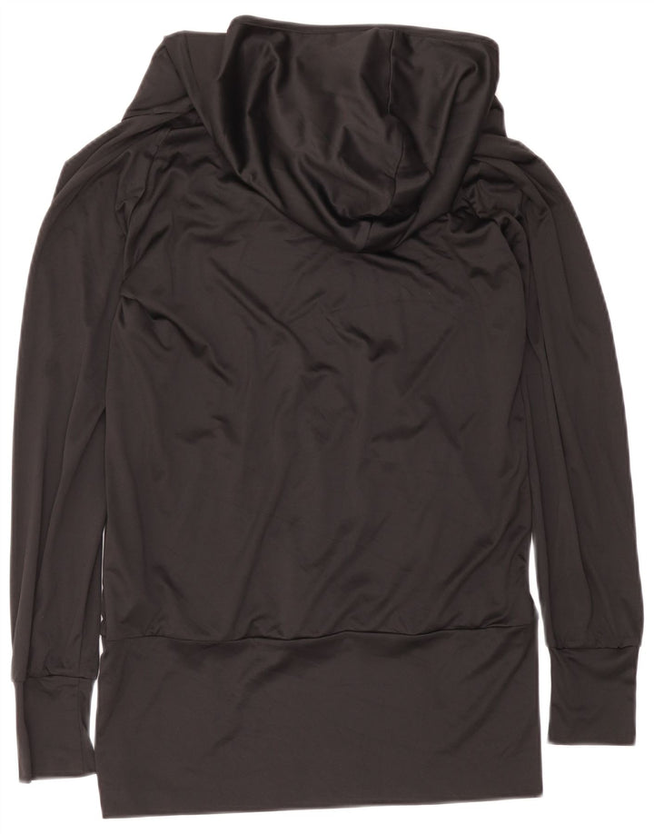 Adidas Womens Hoodie Jumper EU 38 Medium Black Polyester