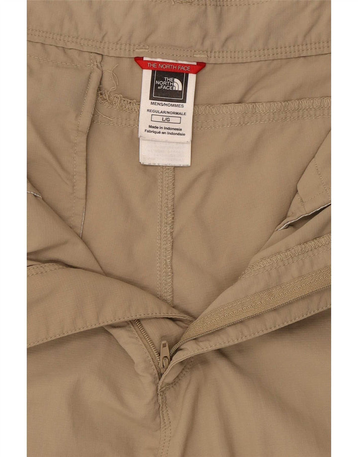 The North Face Mens Regular Fit Cargo Shorts Large W36 Beige Nylon