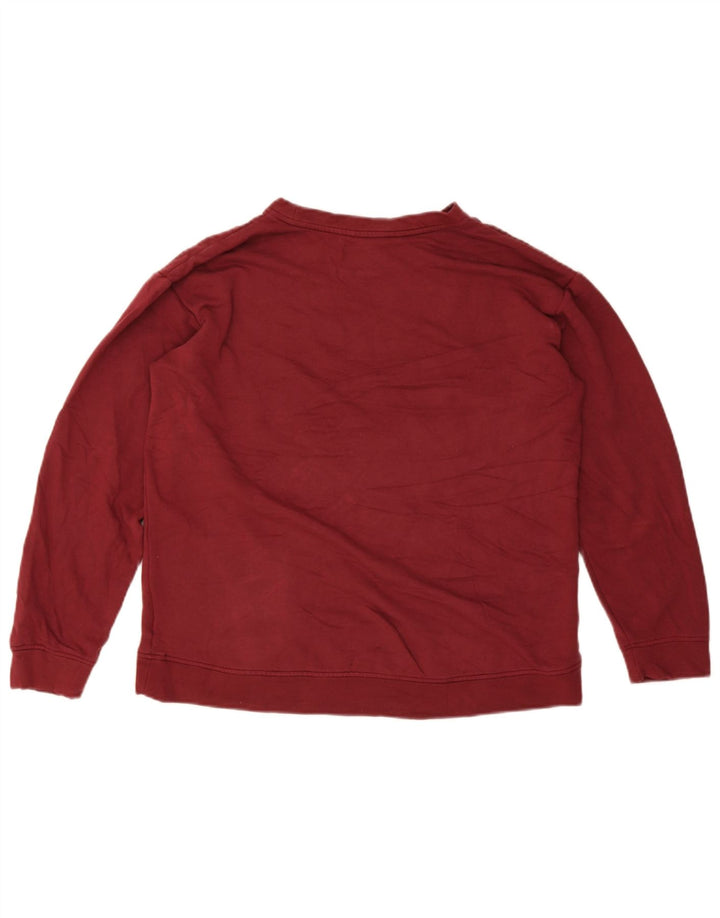 Orvis Womens Sweatshirt Jumper UK 14 Medium Red Modal