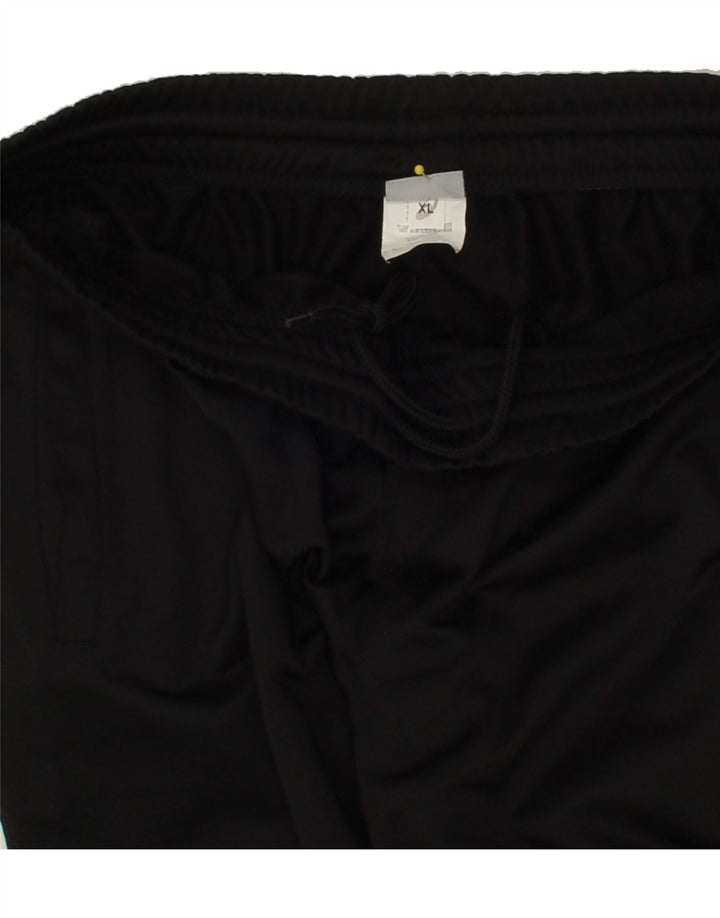 ASICS Womens Tracksuit Trousers UK 18 XL Black Polyester Vintage Asics and Second-Hand Asics from Messina Hembry 