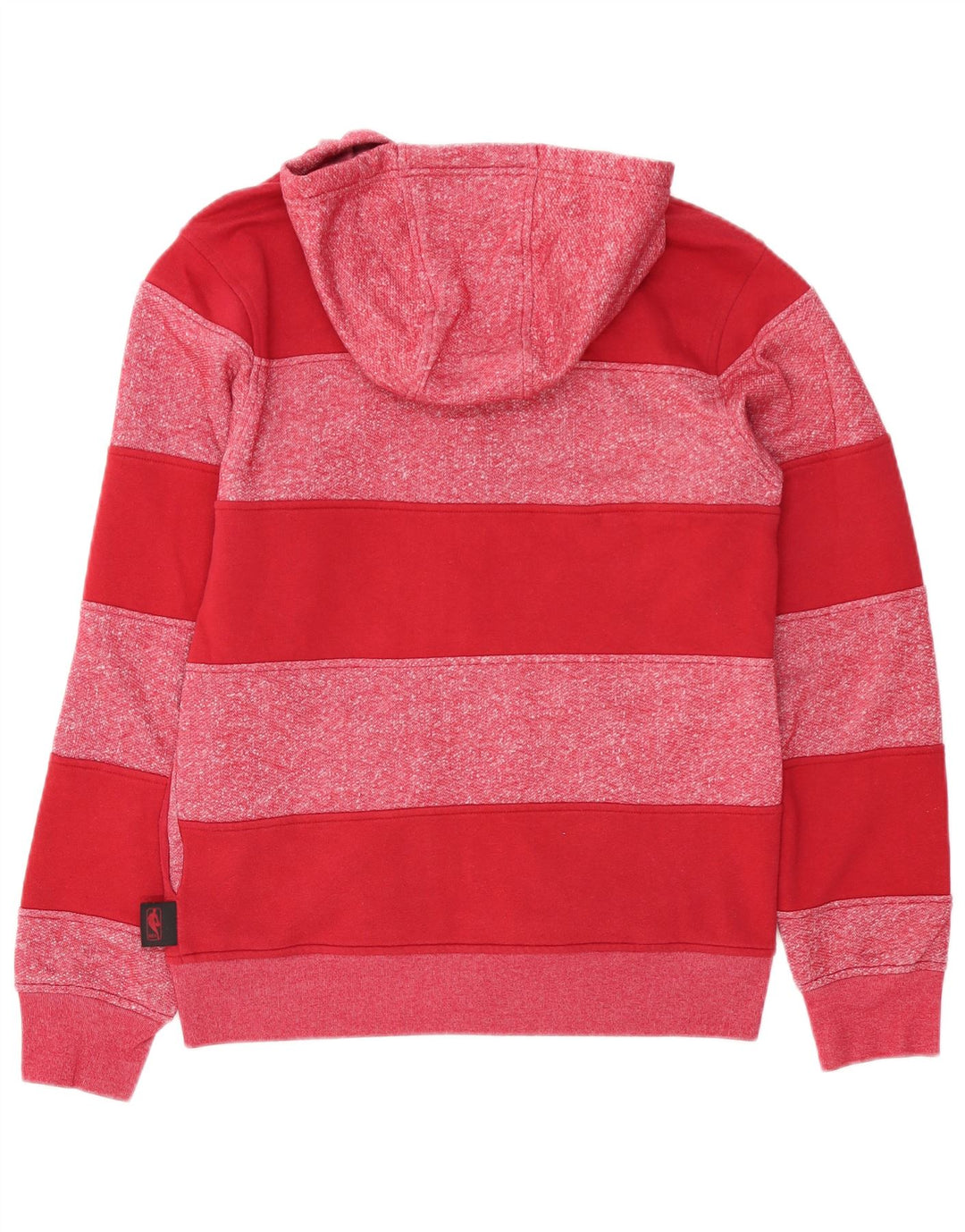 Adidas Mens Zip Hoodie Sweater Small Red Striped Cotton