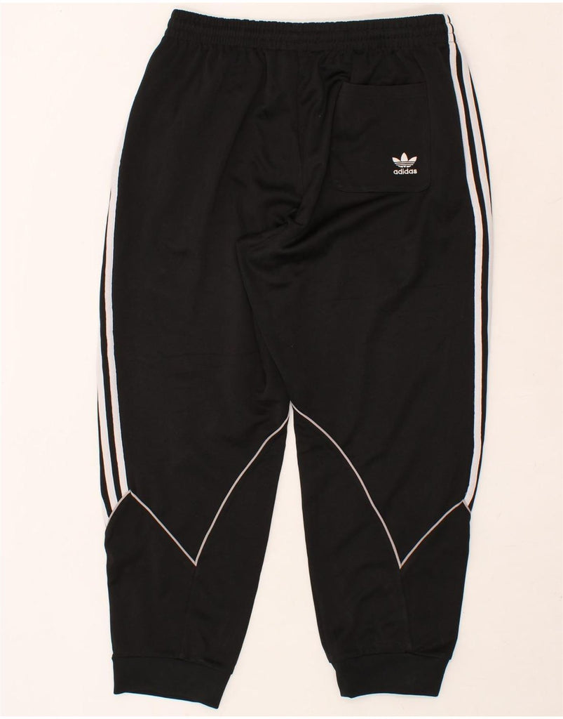 ADIDAS Mens Tracksuit Trousers Joggers XL Black Polyester | Vintage Adidas | Thrift | Second-Hand Adidas | Used Clothing | Messina Hembry 