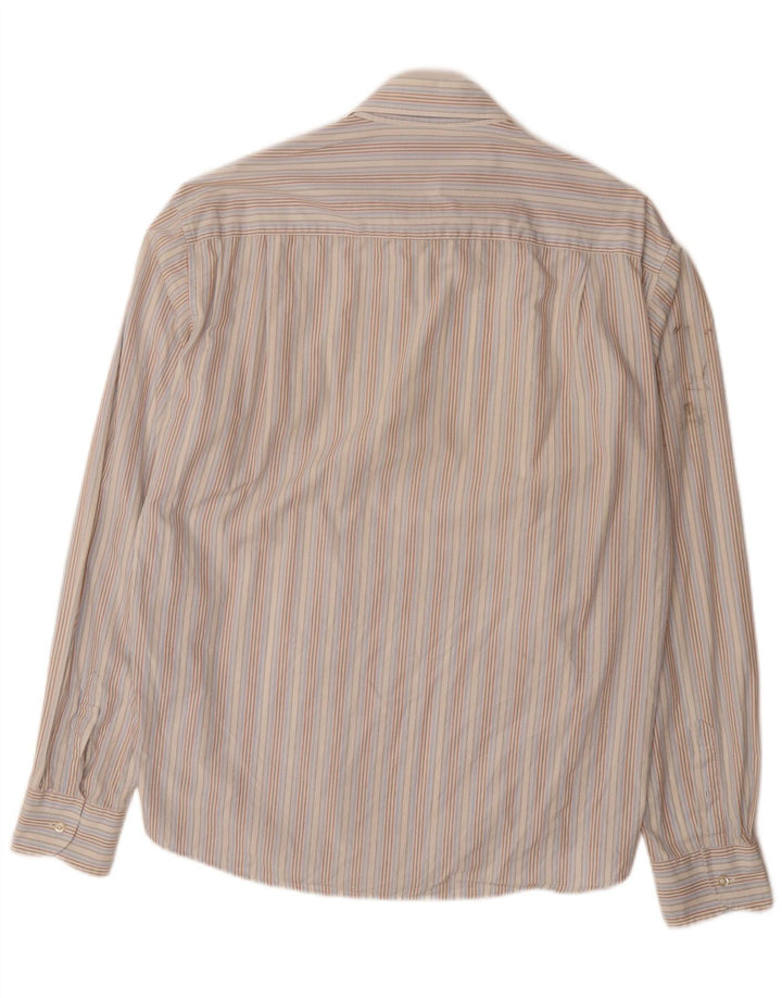 SERGIO TACCHINI Mens Milano Shirt XL Multicoloured Striped Cotton