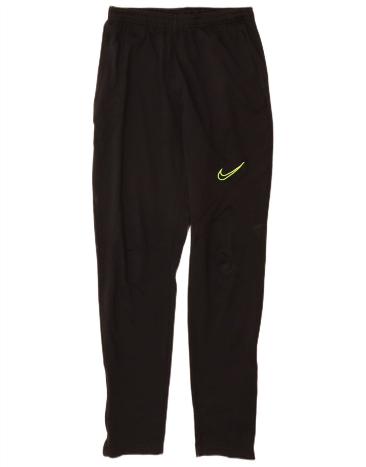 Nike Boys Tracksuit Trousers 13-14 Years XL Black Polyester