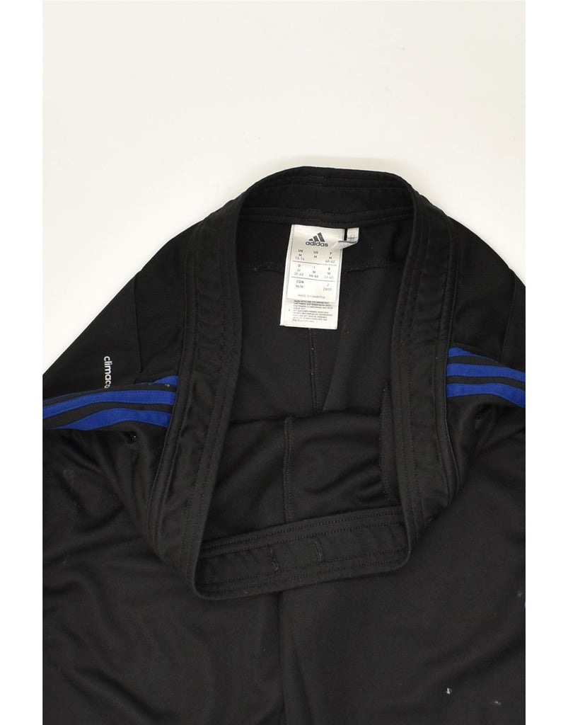 ADIDAS Womens Climacool Tracksuit Trousers UK 12-14 Medium Black Polyester | Vintage Adidas | Thrift | Second-Hand Adidas | Used Clothing | Messina Hembry 