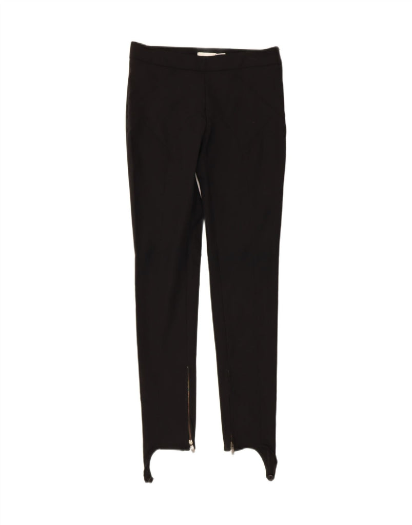 PINKO Womens Slim Casual Trousers UK 8 Small W28 L29 Black Polyamide Vintage Pinko and Second-Hand Pinko from Messina Hembry 