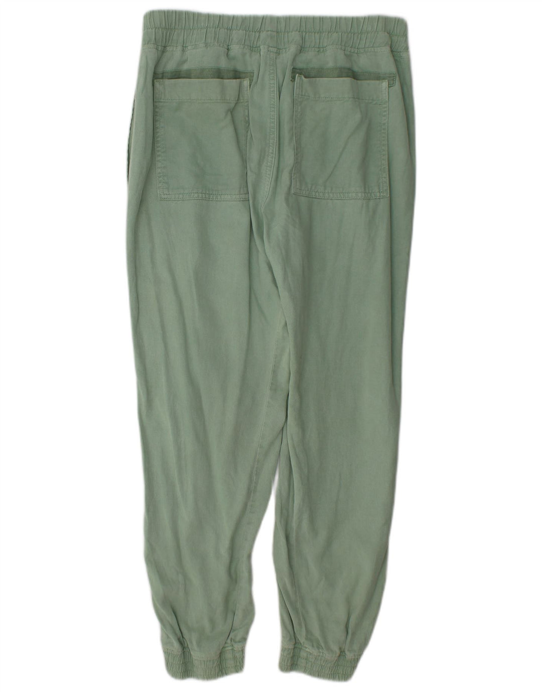 Zara Womens Joggers Trousers Medium W28 L27 Green Lyocell