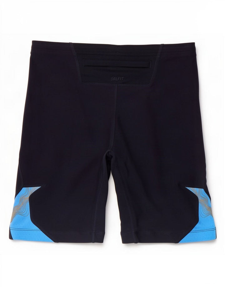 Nike Mens Dri Fit Sport Shorts Medium Navy Blue Colourblock Polyester