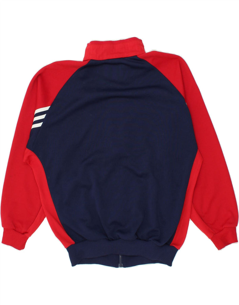 ADIDAS Mens Tracksuit Top Jacket UK 38/40 Medium Red Colourblock Polyester Vintage Adidas and Second-Hand Adidas from Messina Hembry 