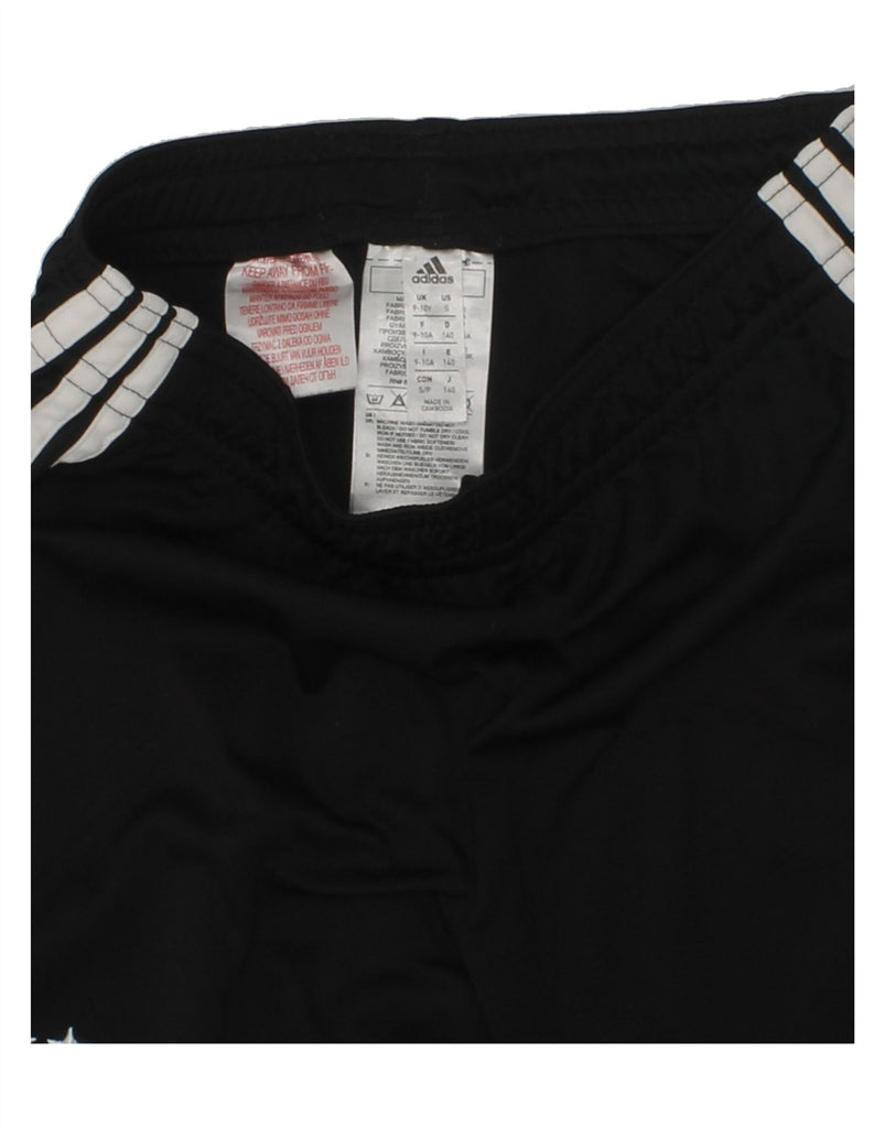 ADIDAS Boys Deutscher Fussball Bund Sport Shorts 9-10 Years Black | Vintage Adidas | Thrift | Second-Hand Adidas | Used Clothing | Messina Hembry 