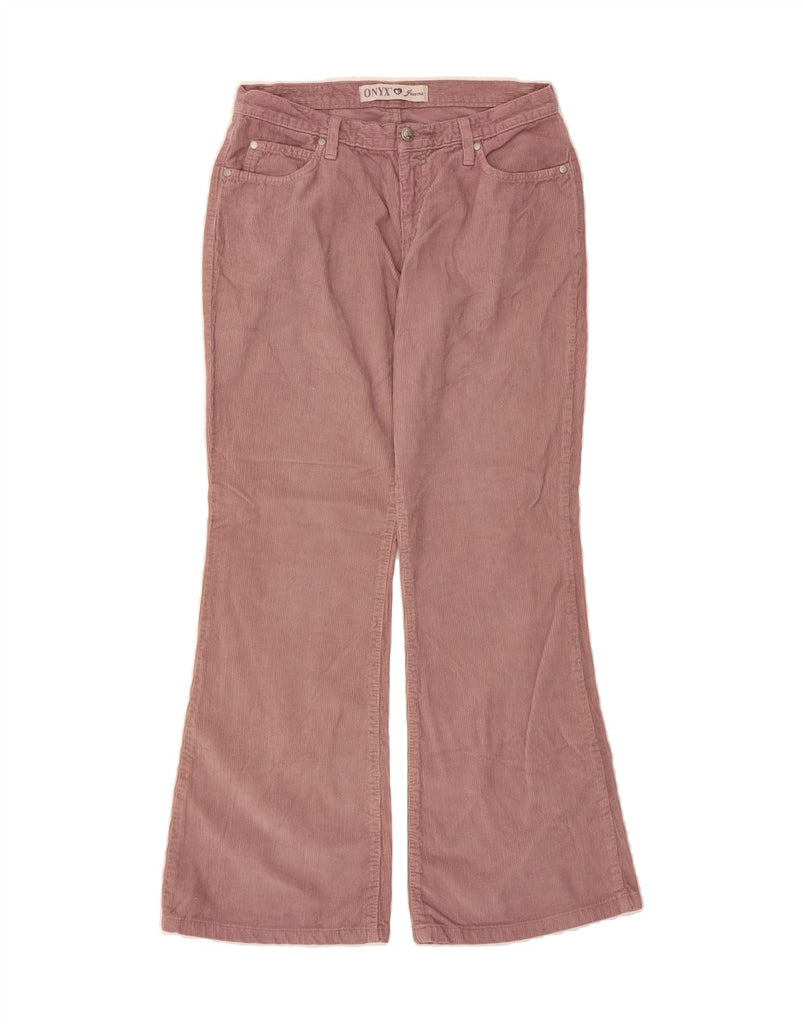 ONYX Womens Bootcut Corduroy Trousers W31 L30 Purple Vintage Onyx and Second-Hand Onyx from Messina Hembry 