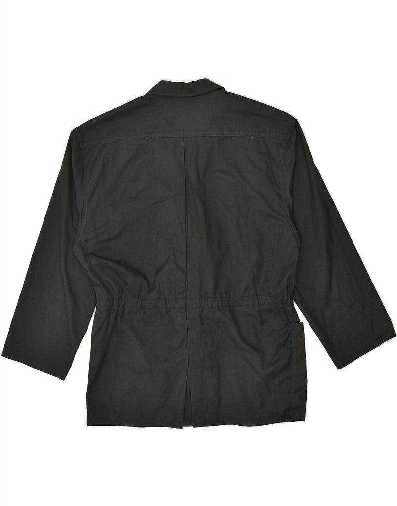 VINTAGE Womens 3/4 Sleeve 1 Button Blazer Jacket UK 18 XL Black | Vintage Vintage | Thrift | Second-Hand Vintage | Used Clothing | Messina Hembry 