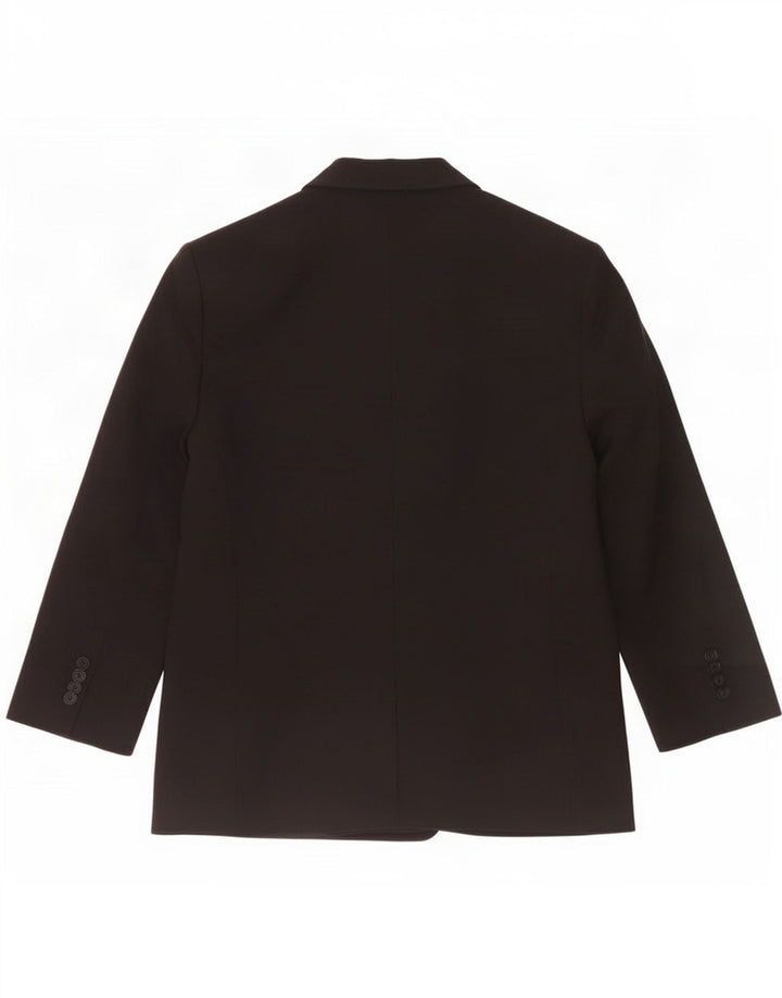 French Connection Womens 3/4 Sleeve Blazer Jacket UK 12 Medium Black