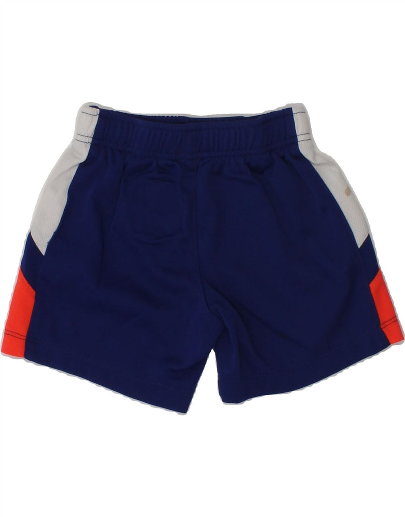 NIKE Baby Boys Sport Shorts 12-18 Months Navy Blue Colourblock Polyester | Vintage Nike | Thrift | Second-Hand Nike | Used Clothing | Messina Hembry 