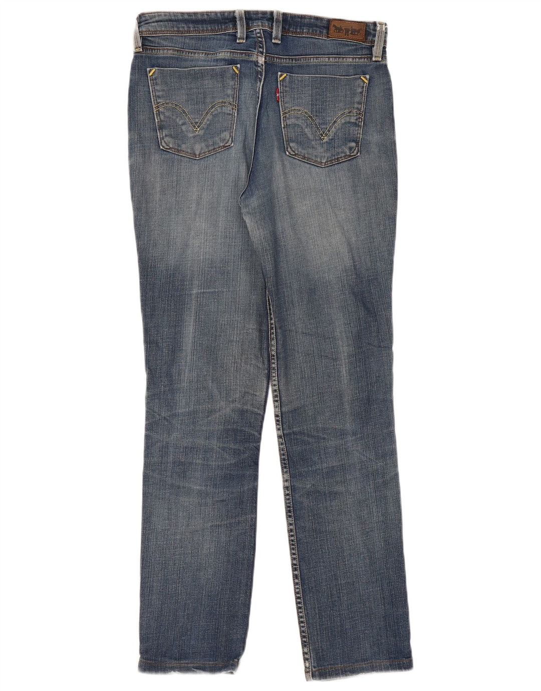 Levi's Womens 627 Straight Jeans W32 L30 Blue