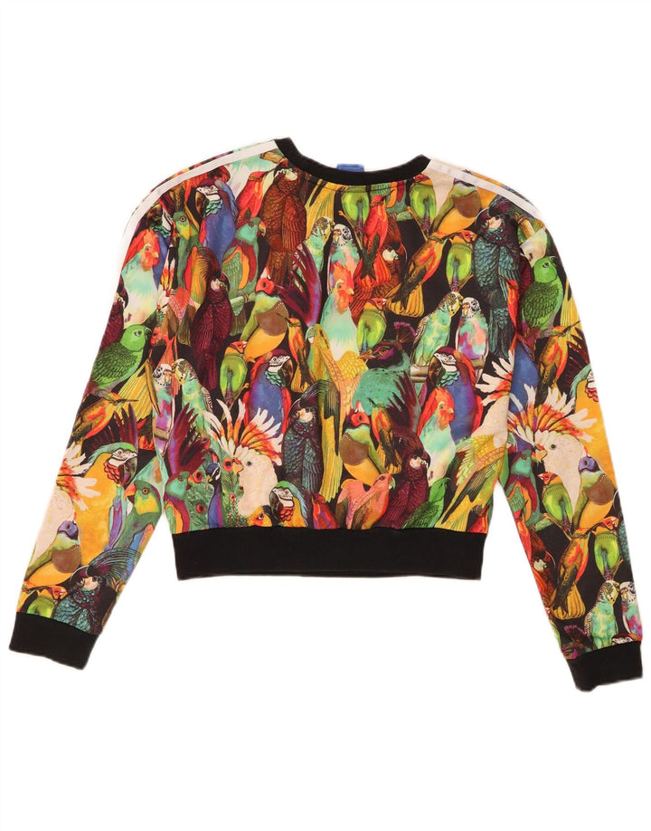 Adidas Womens Oversized Sweatshirt Jumper UK 6 XS Multicoloured Tropical