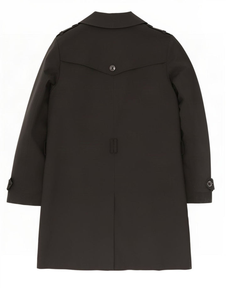 Marks & Spencer Womens Trench Coat UK 18 XL Black Polyester