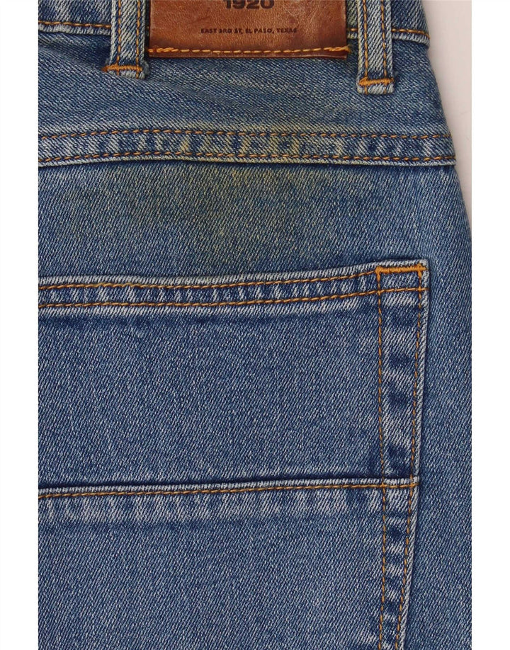 Farah Mens Straight Jeans W30 L32 Blue Cotton