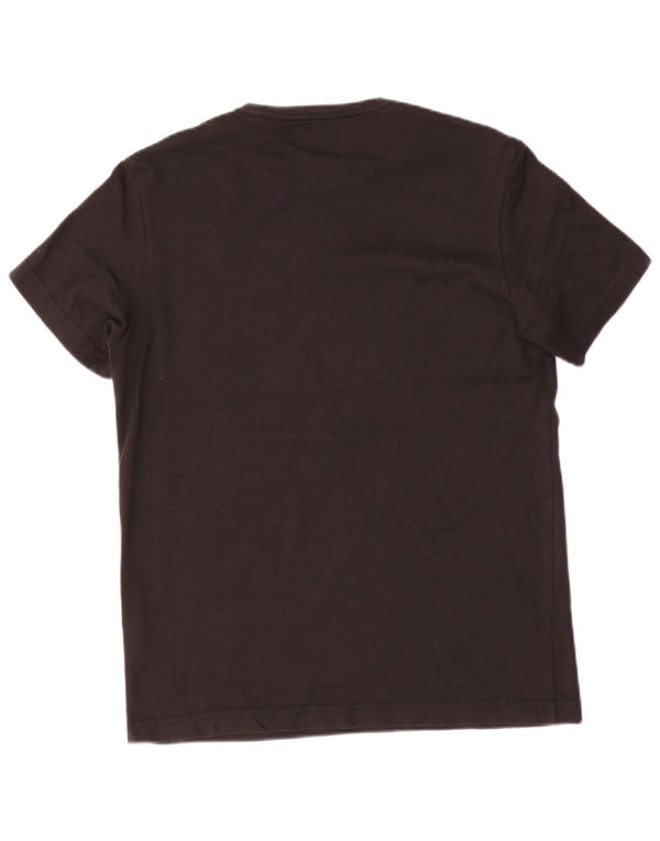 Adidas Mens Climalite Graphic T-Shirt Top Medium Black Cotton