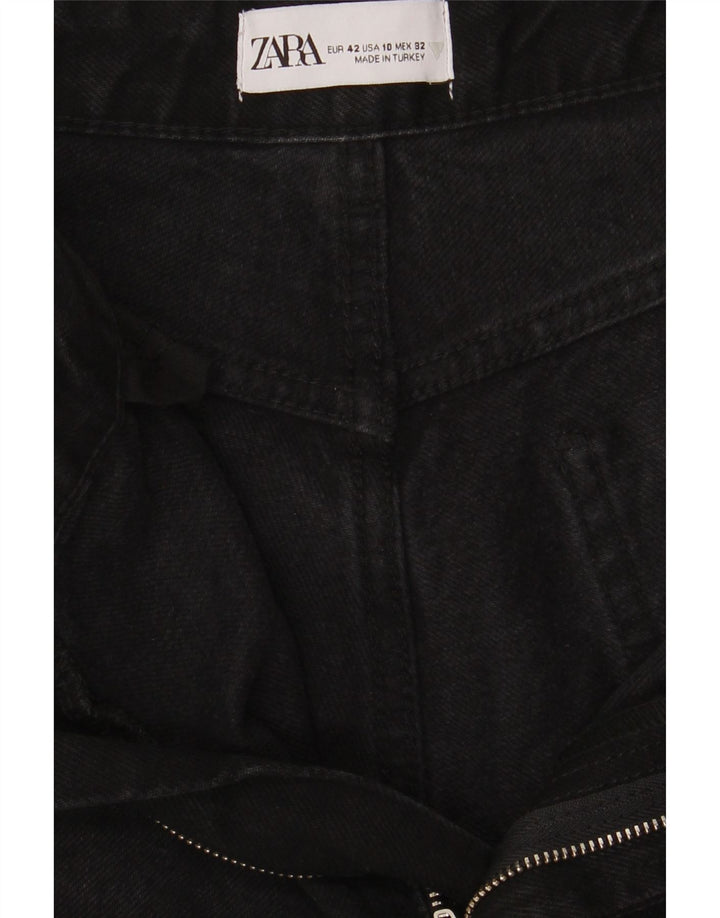 Zara Womens Loose Jeans EU 42 Large W32 L28 Black