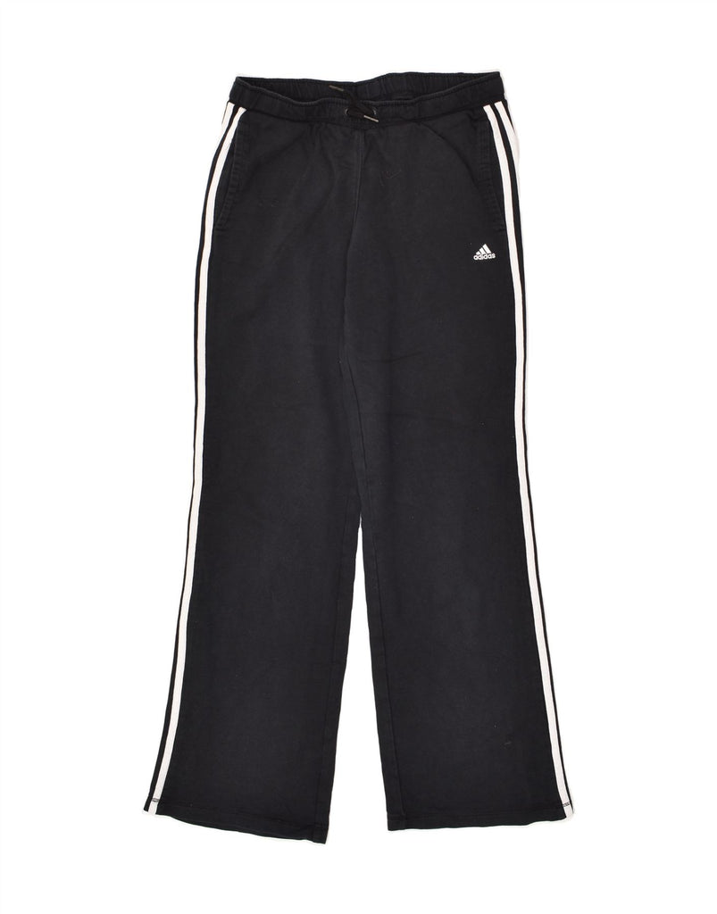 ADIDAS Boys Tracksuit Trousers 13-14 Years Black Cotton | Vintage Adidas | Thrift | Second-Hand Adidas | Used Clothing | Messina Hembry 