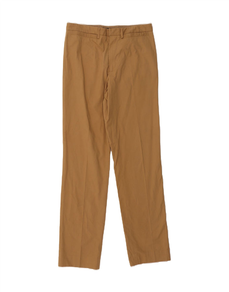 DOLCE & GABBANA Mens Straight Chino Trousers W34 L34 Brown Cotton Vintage Dolce & Gabbana and Second-Hand Dolce & Gabbana from Messina Hembry 