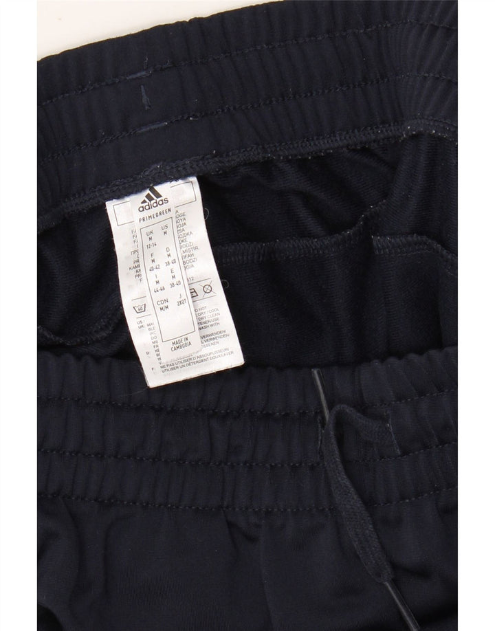 ADIDAS Womens Primegreen Tracksuit Trousers UK 12/14 Medium Navy Blue