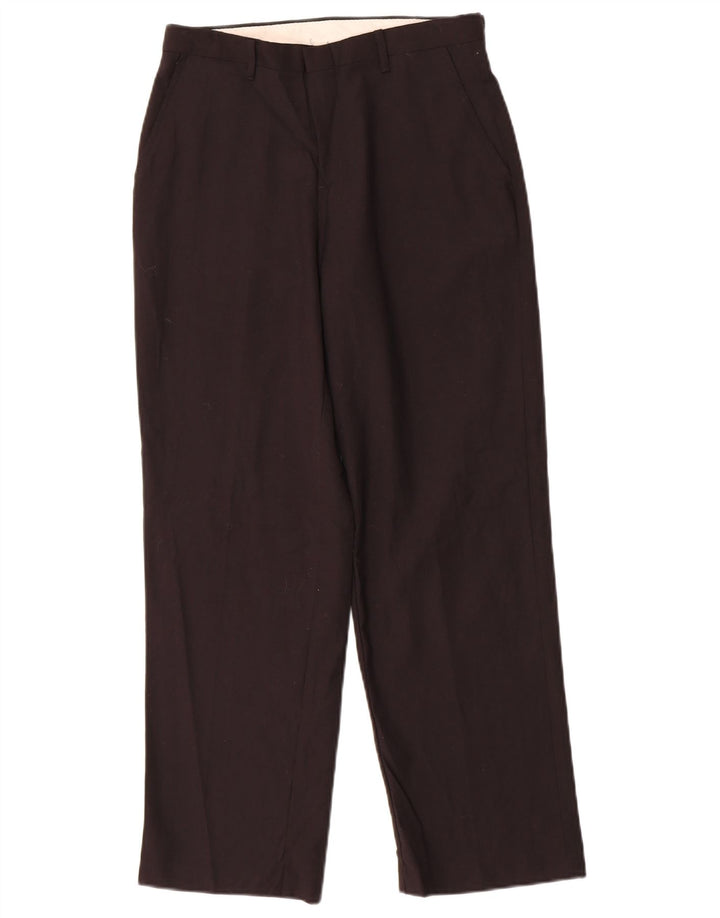 CHAPS Boys Straight Chino Trousers 15-16 Years W28 L28 Black Polyester